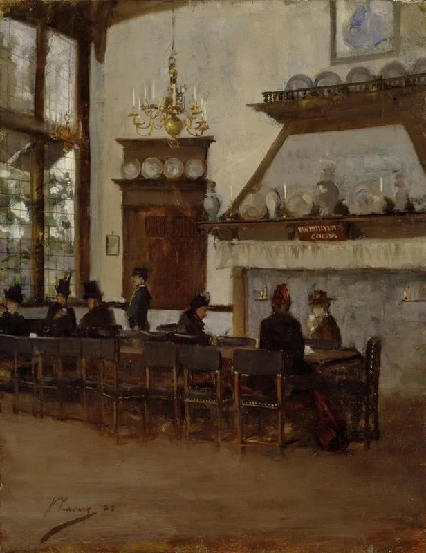 The Dutch Cocoa House all'Esposizione Internazionale di Glasgow del 1888 - NG 2431, National Galleries of Scotland